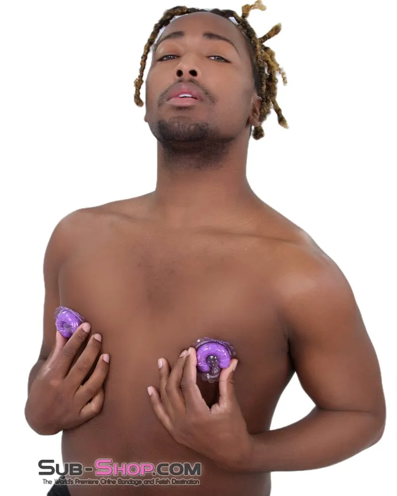 0354E      Vibrating Surround Nipple Massagers
