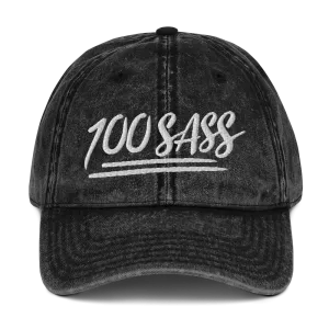 100 SASS (Vintage Cotton Twill Cap)