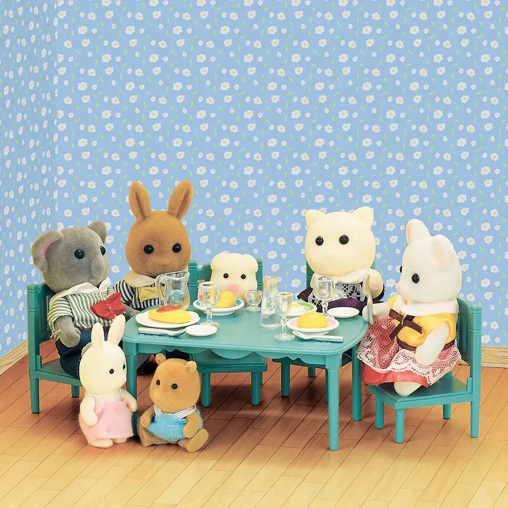 1:12 Miniature Furniture, Forest, Family Kitchen Toys, Dining Table Dollhouse Accessories Bathroom Pretend Play Toys Gifts For Kids