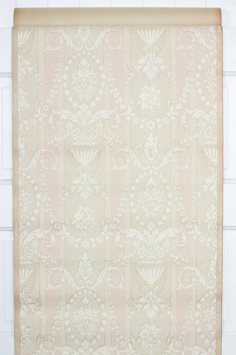 1920s Damask Vintage Wallpaper