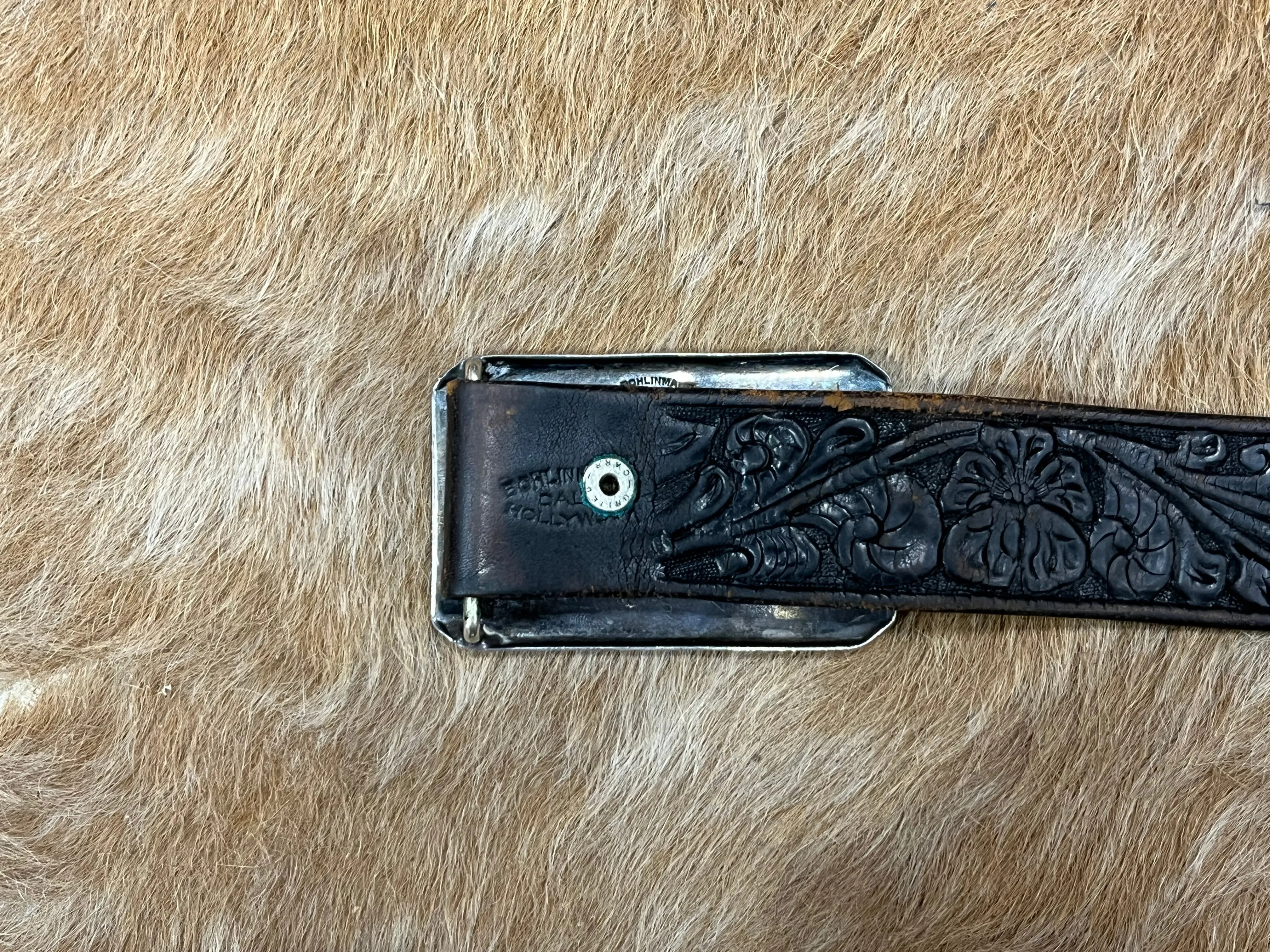 1936 Edward H. Bohlin "Bohlinmade" Sterling & 10K Rodeo Trophy Buckle