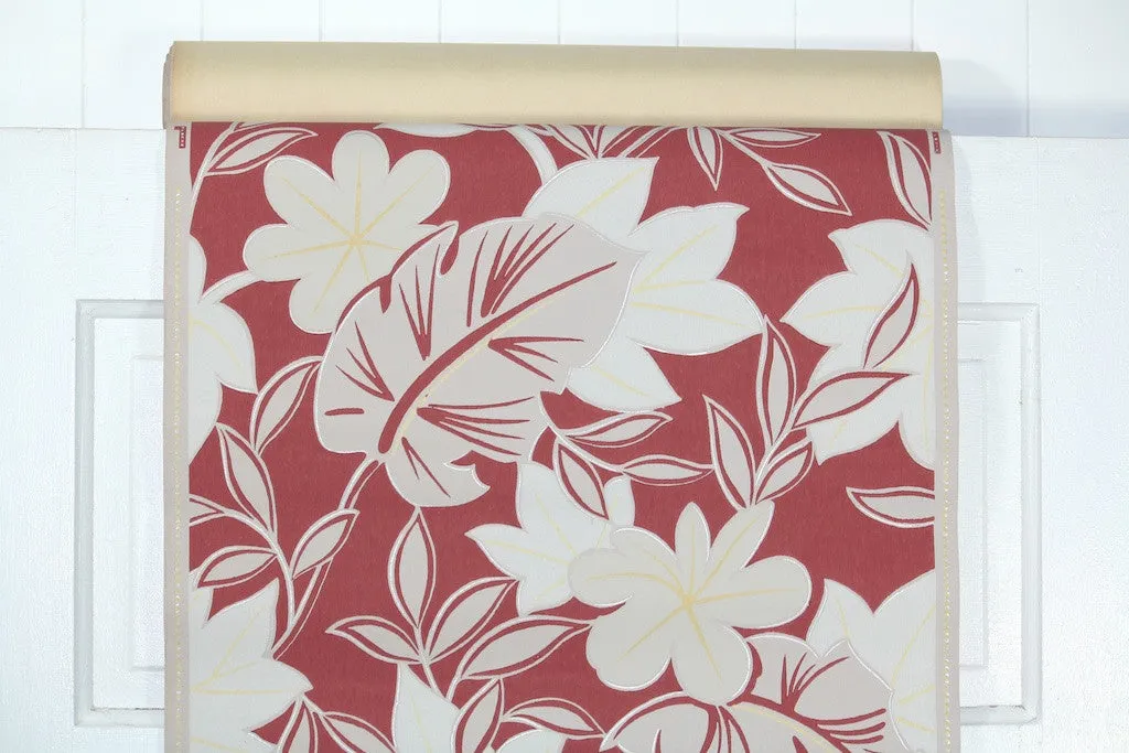 1940s Botanical Vintage Wallpaper
