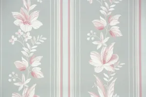 1940s Floral Vintage Wallpaper