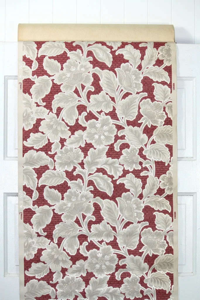 1940s Floral Vintage Wallpaper