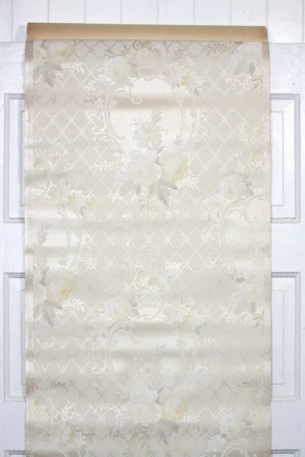 1940s Floral Vintage Wallpaper