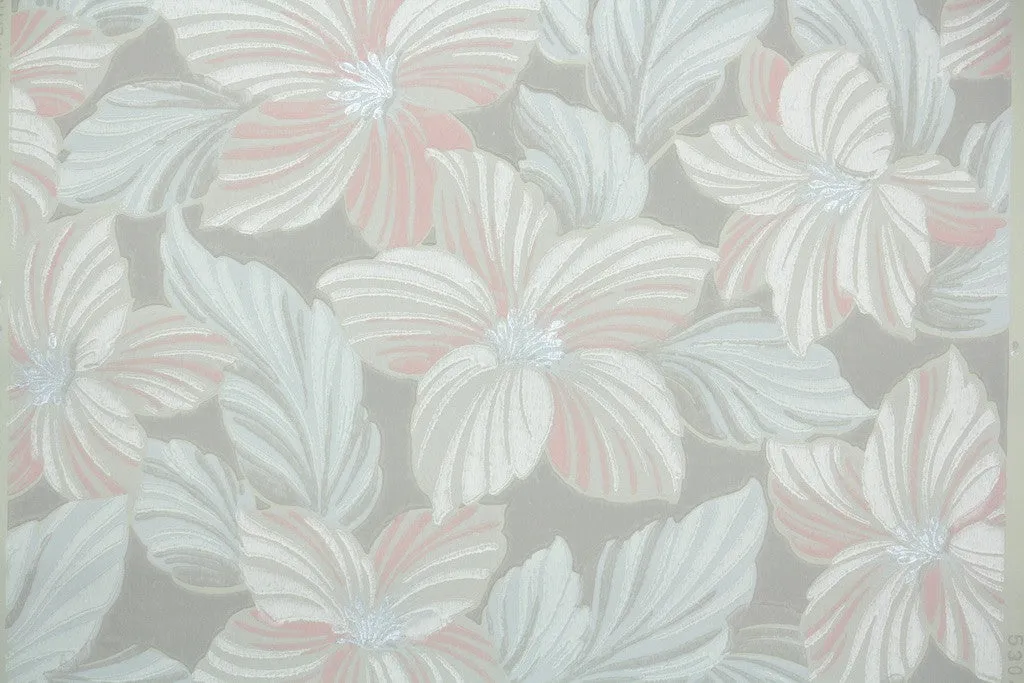 1950s Botanical Vintage Wallpaper