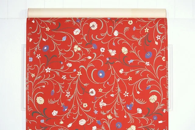 1950s Floral Vintage Wallpaper