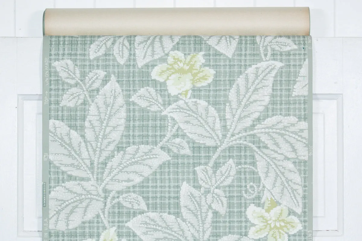 1950s Floral Vintage Wallpaper