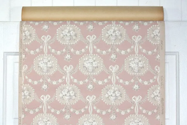 1950s Floral Vintage Wallpaper