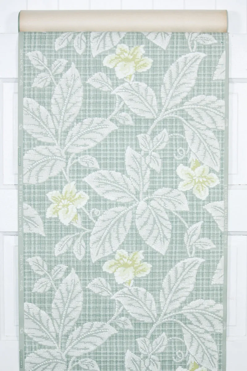 1950s Floral Vintage Wallpaper