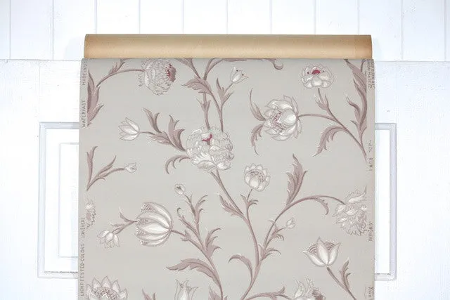1950s Floral Vintage Wallpaper