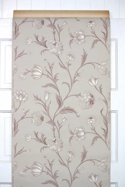 1950s Floral Vintage Wallpaper