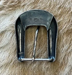 1950's Graves Malone Tri-Tone 10K, 14K, and Sterling 4pc. 3/4" Buckle Set