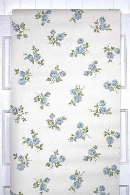1960s Floral Vintage Wallpaper
