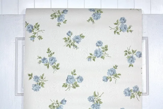 1960s Floral Vintage Wallpaper