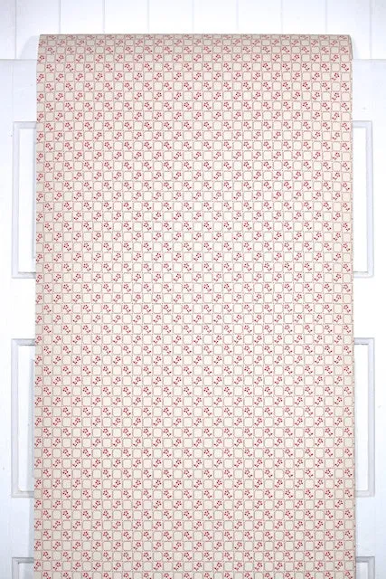 1970s Floral Vintage Wallpaper