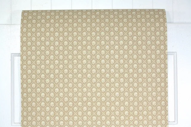 1970s Floral Vintage Wallpaper