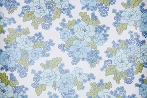 1970s Floral Vintage Wallpaper