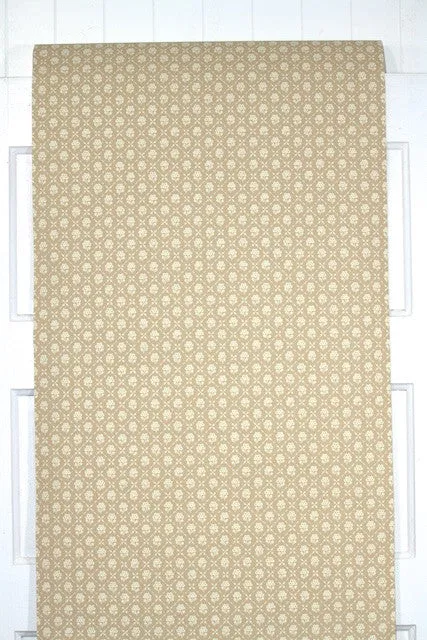 1970s Floral Vintage Wallpaper