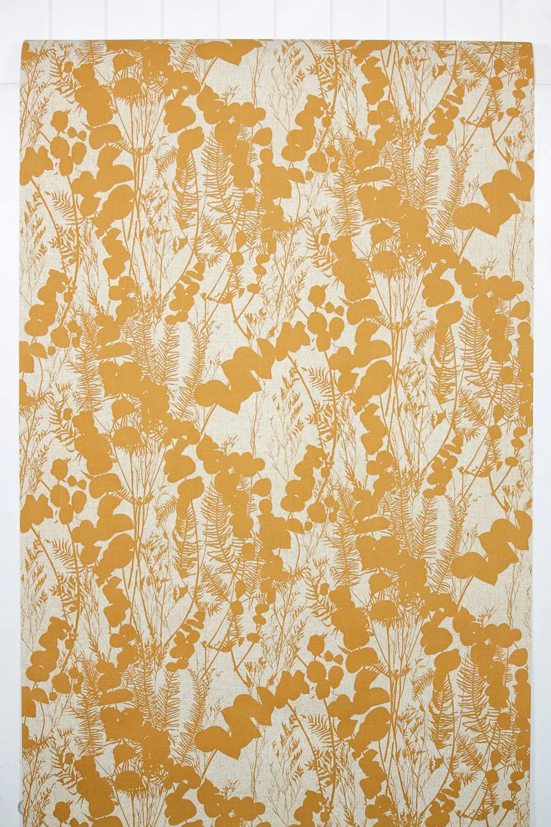 1970s Floral Vinyl Vintage Wallpaper