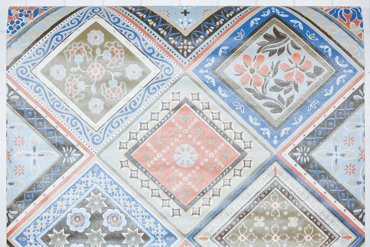 1970s Geometric Vintage Wallpaper