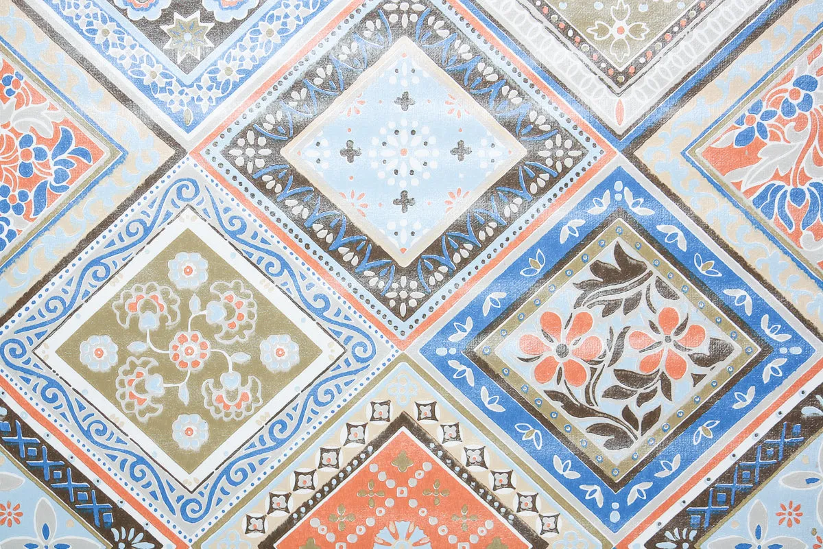 1970s Geometric Vintage Wallpaper
