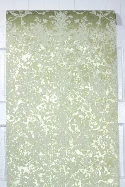1970s Vintage Flock Wallpaper