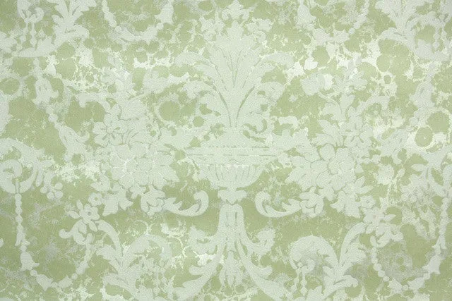 1970s Vintage Flock Wallpaper