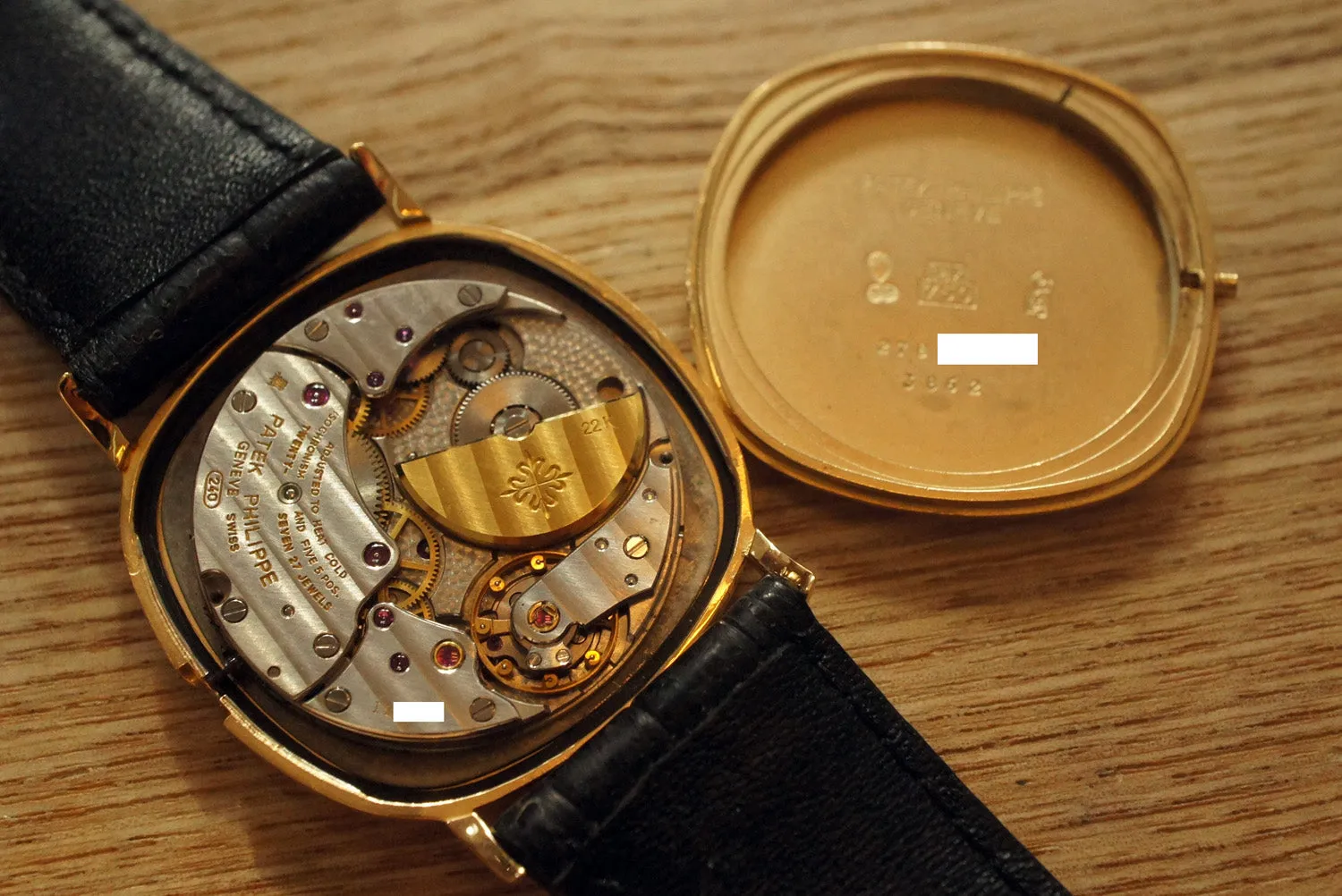 1978 PATEK PHILIPPE GOLDEN ELLIPSE REF.3862 TO-TONE DIAL RARE