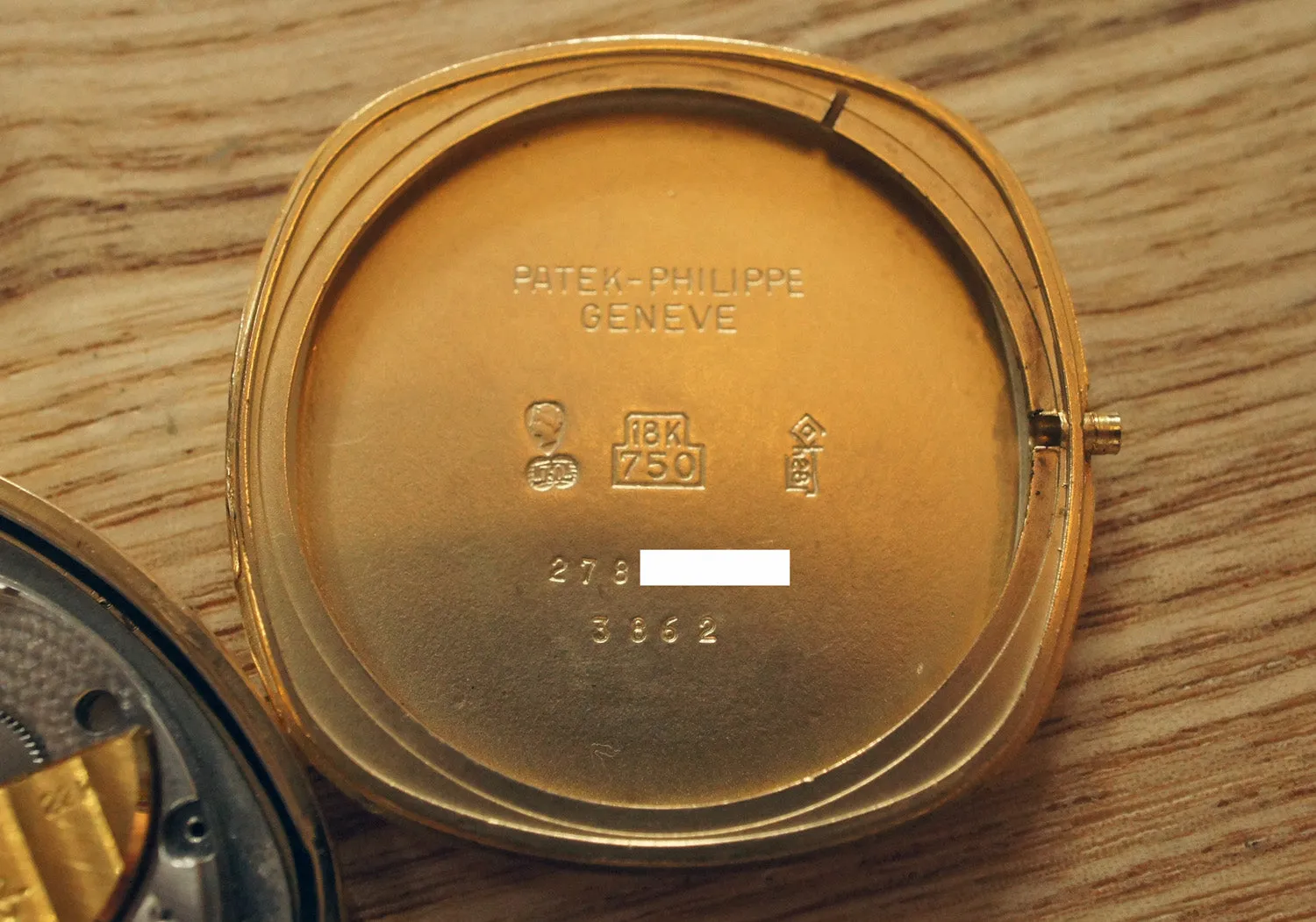 1978 PATEK PHILIPPE GOLDEN ELLIPSE REF.3862 TO-TONE DIAL RARE