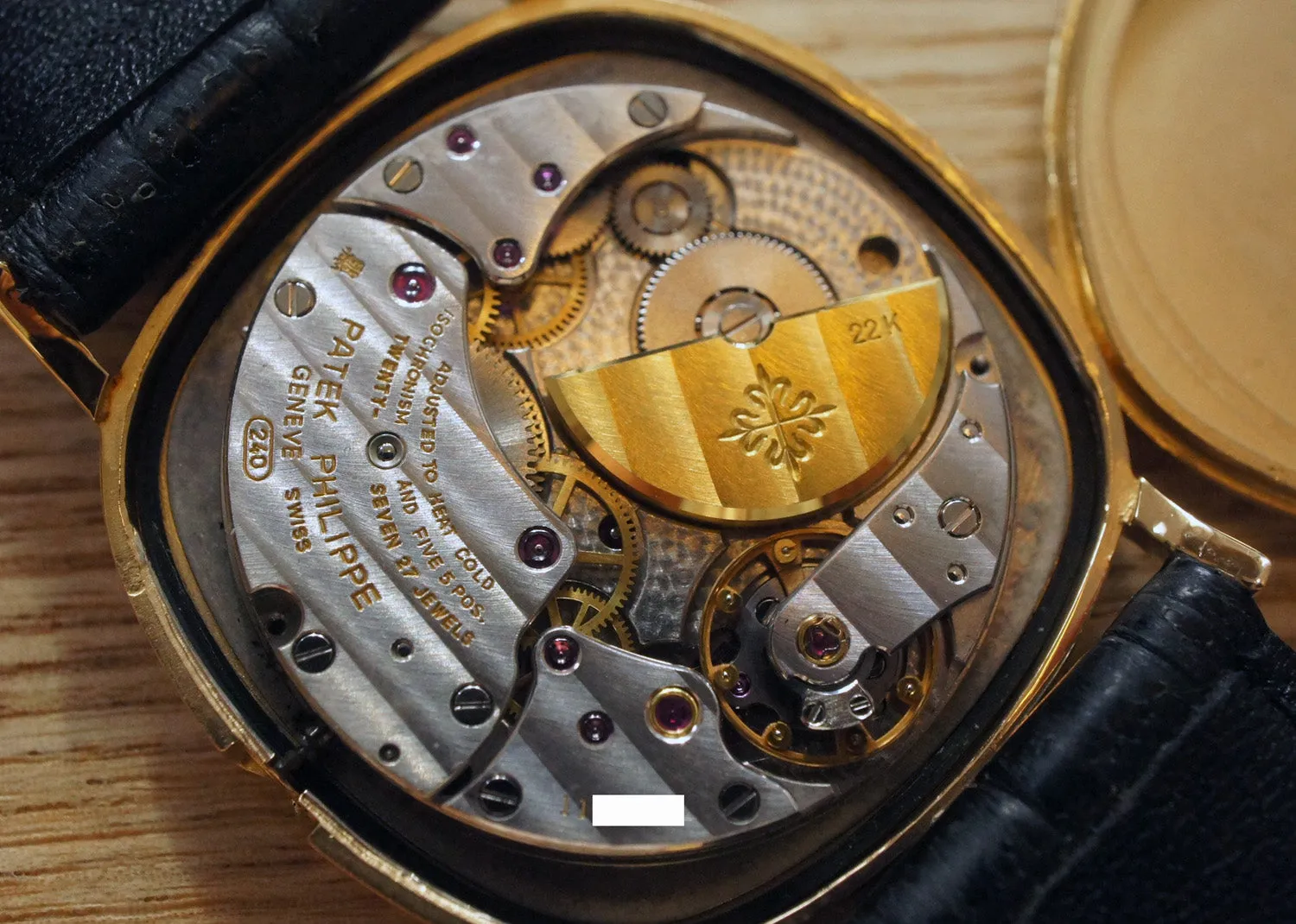 1978 PATEK PHILIPPE GOLDEN ELLIPSE REF.3862 TO-TONE DIAL RARE