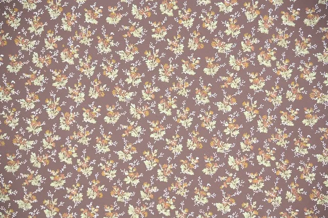 1980s Floral Vintage Wallpaper