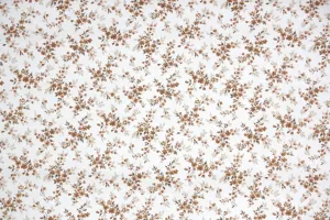 1980s Floral Vintage Wallpaper