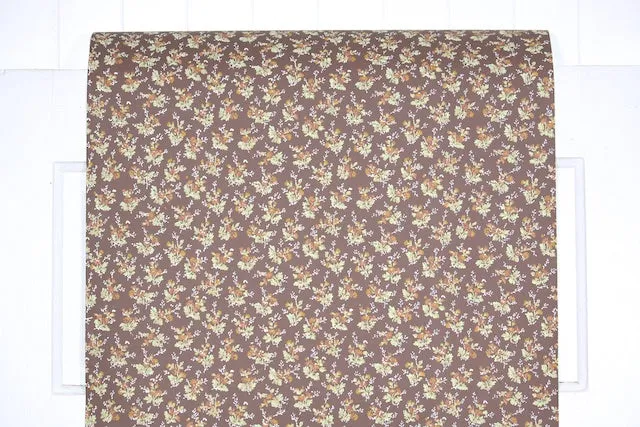 1980s Floral Vintage Wallpaper