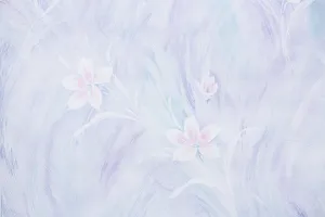 1980s Floral Vintage Wallpaper