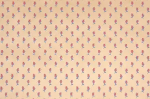 1980s Floral Vintage Wallpaper