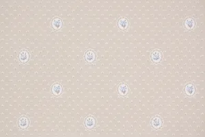 1980s Floral Vintage Wallpaper