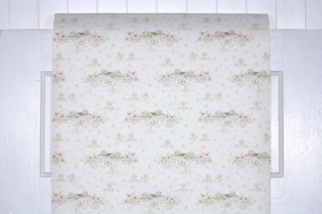 1980s Scenic Vintage Wallpaper