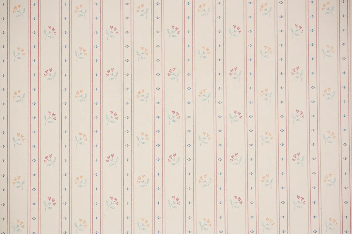 1990s Kitchen Stripe Vintage Wallpaper