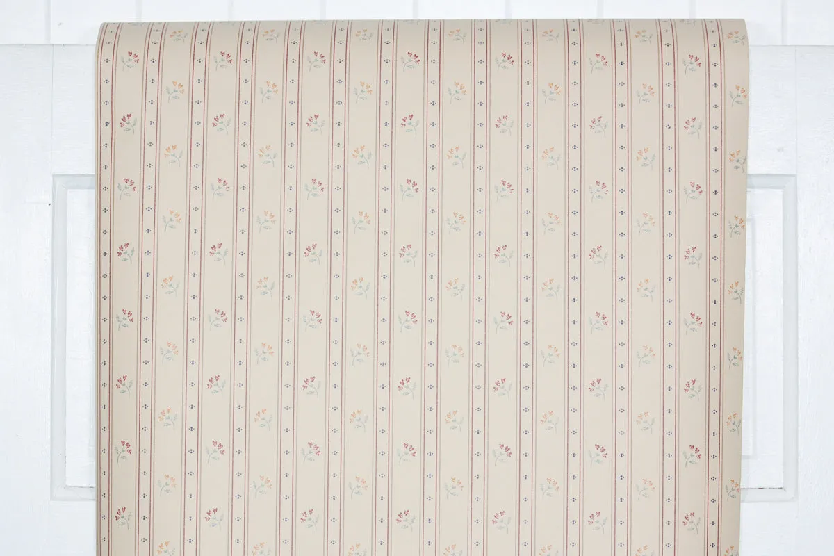 1990s Kitchen Stripe Vintage Wallpaper