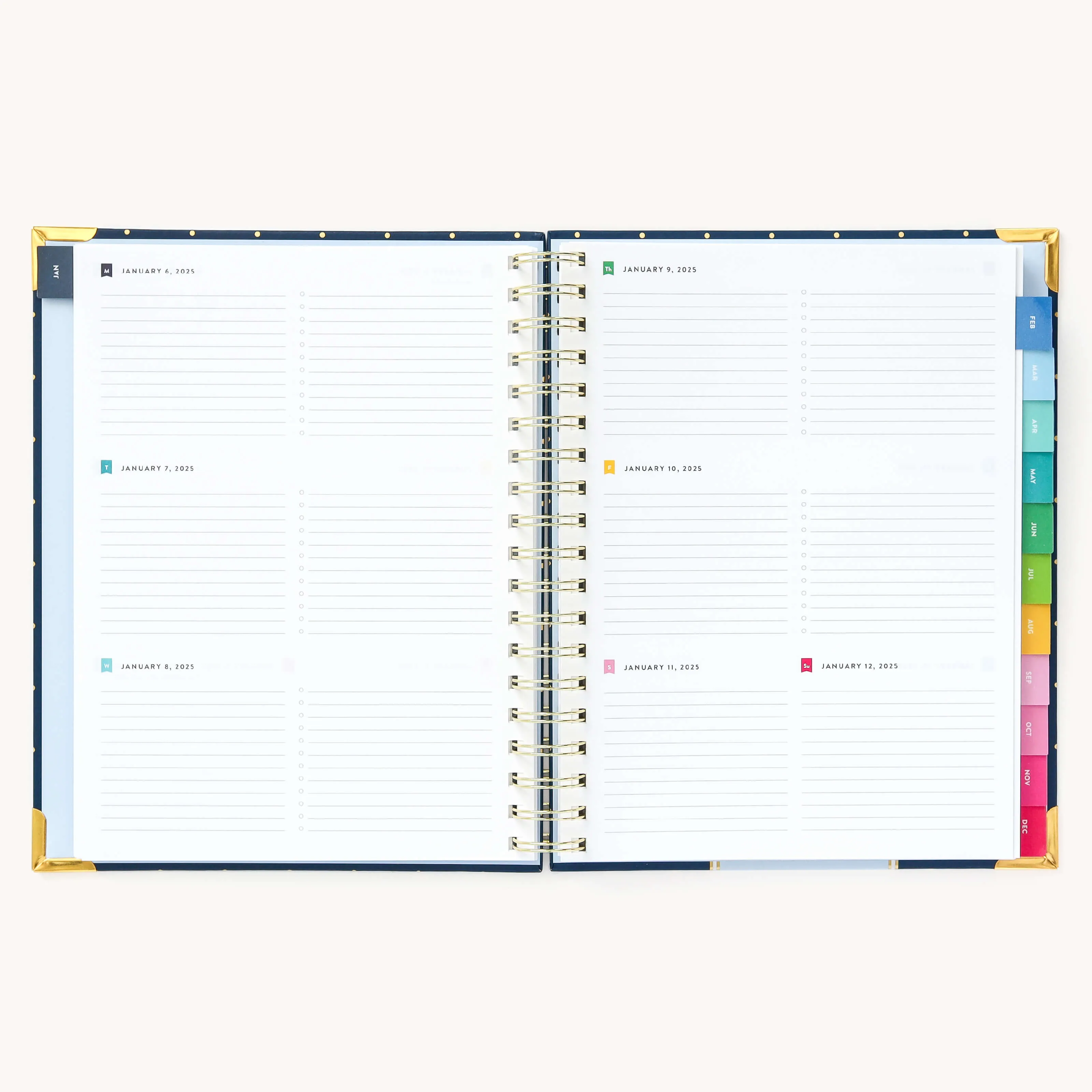 2025 Weekly Simplified Planner - Dainty Dot