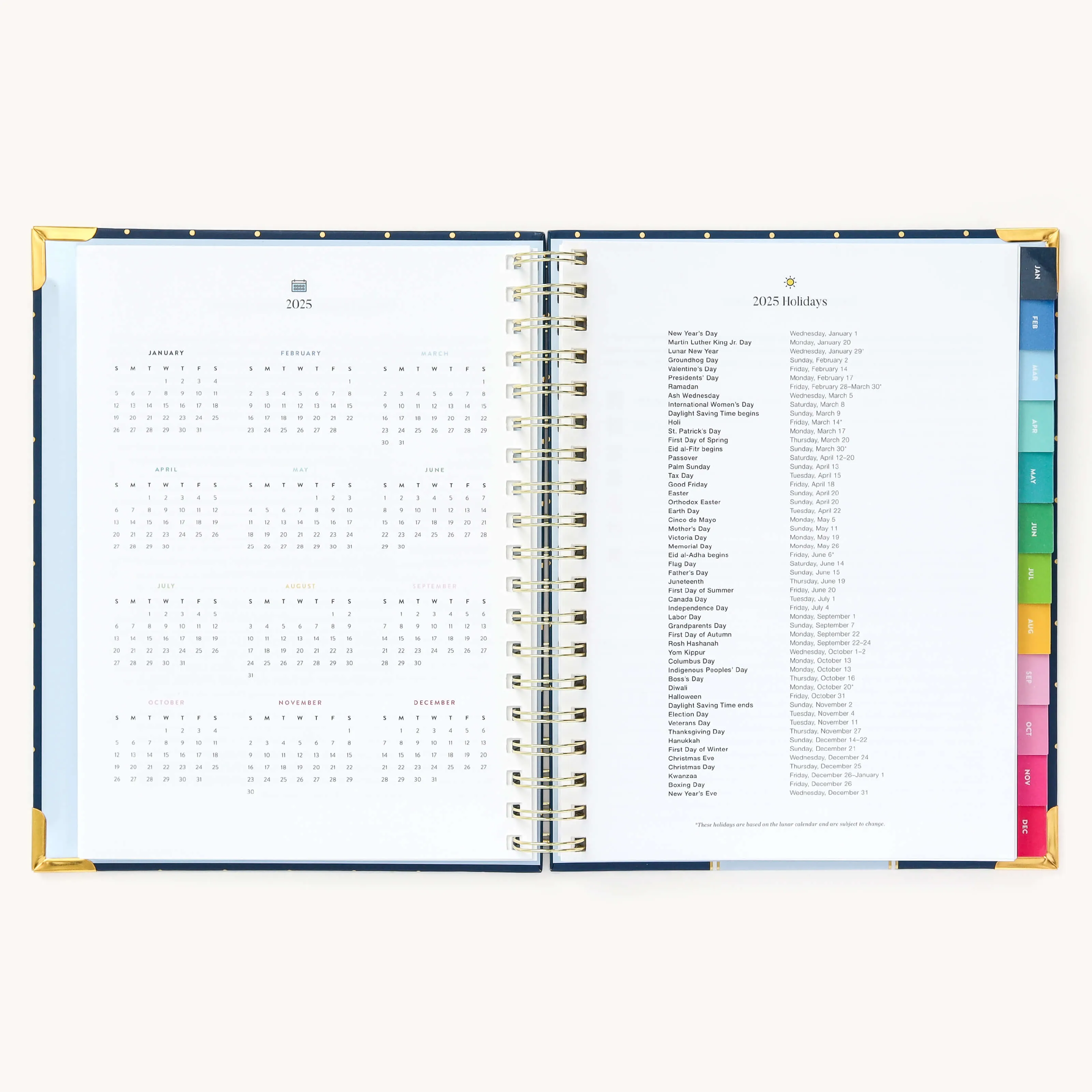 2025 Weekly Simplified Planner - Dainty Dot