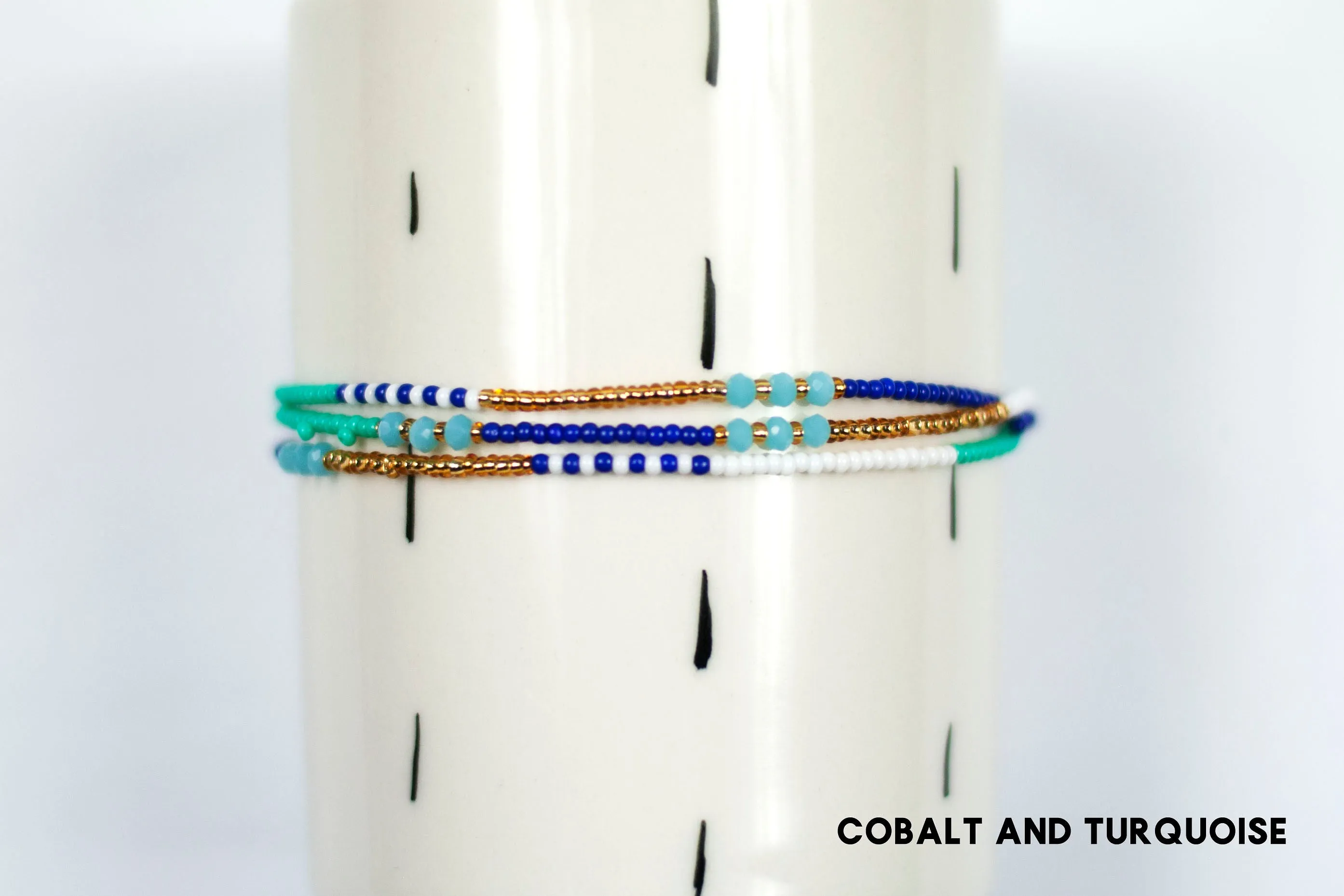 3 Strand Seed Bead Bracelet