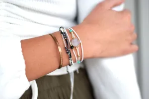3 Strand Seed Bead Bracelet