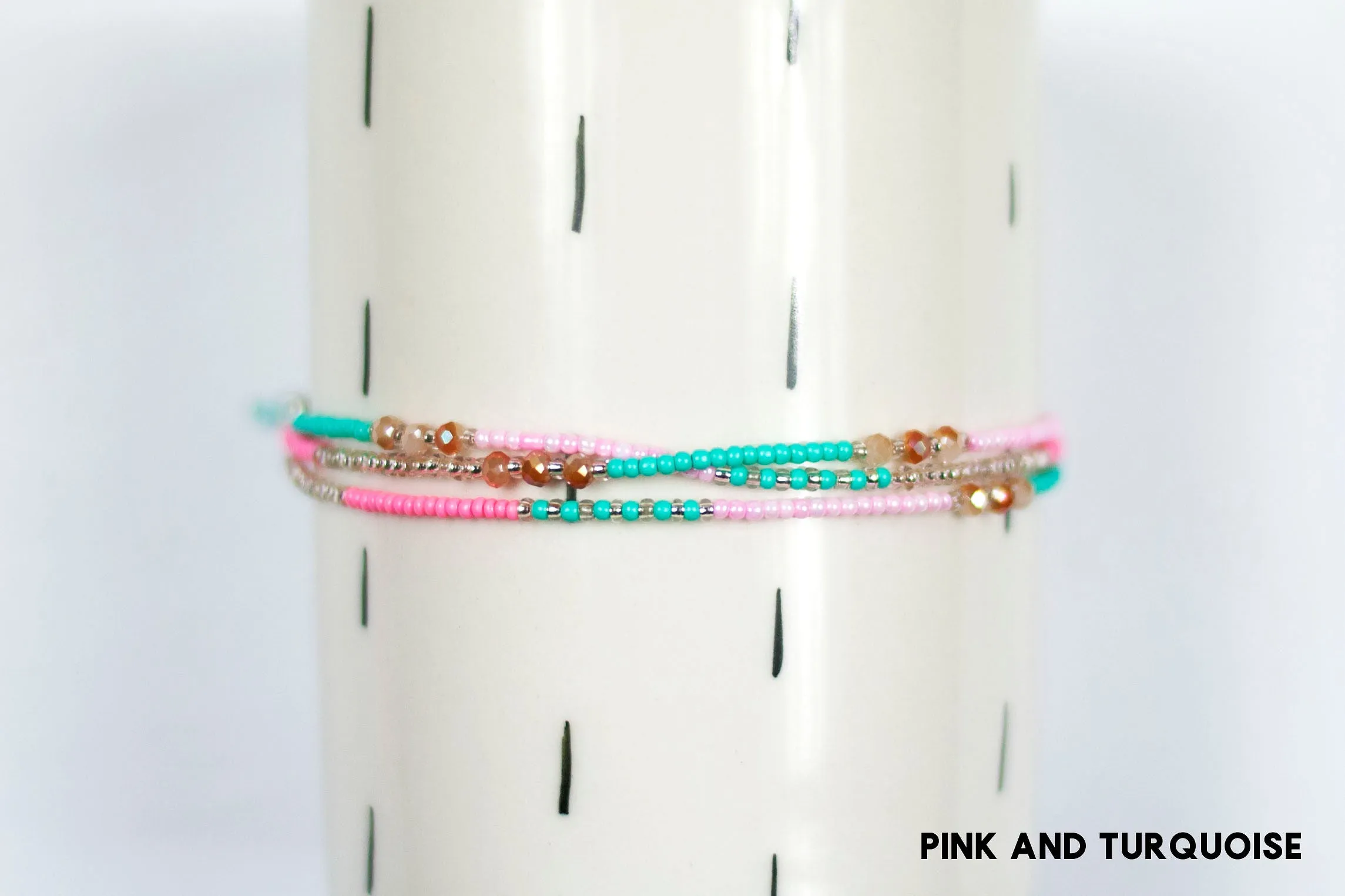 3 Strand Seed Bead Bracelet