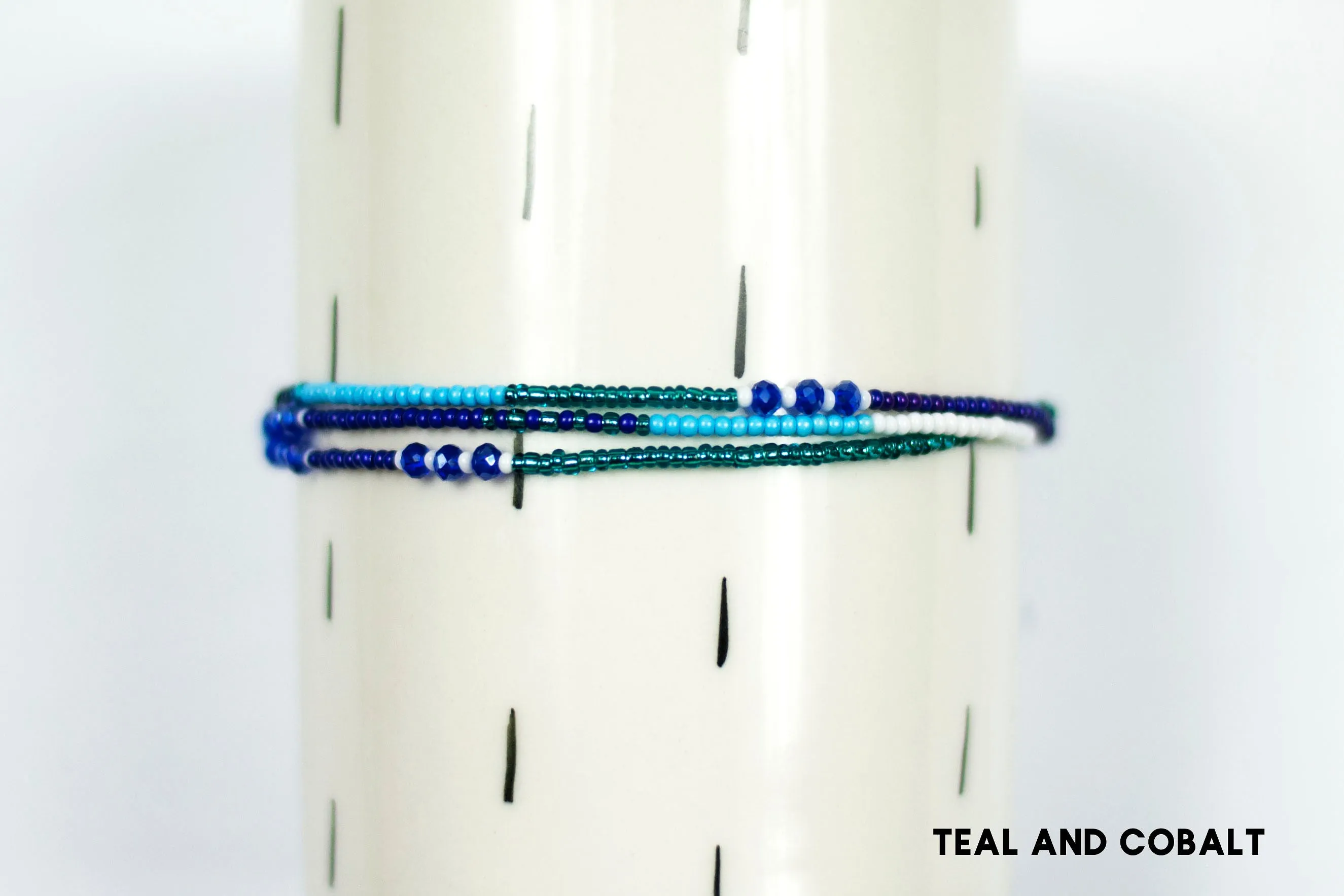 3 Strand Seed Bead Bracelet