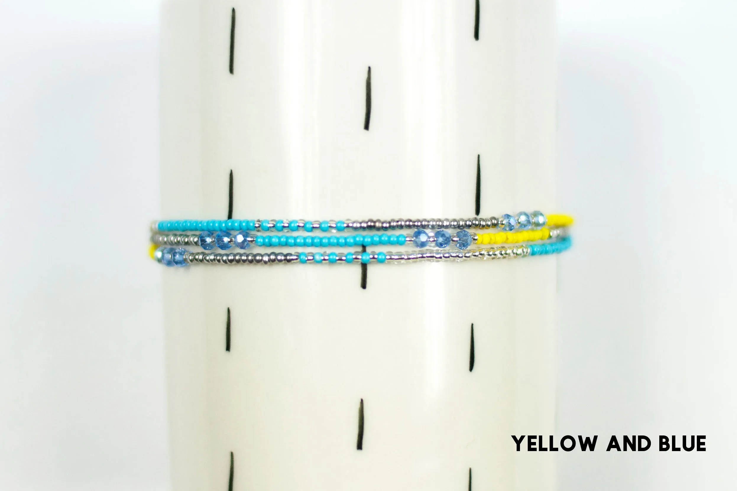3 Strand Seed Bead Bracelet