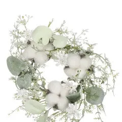3.5" Cotton Eucalyptus Accent