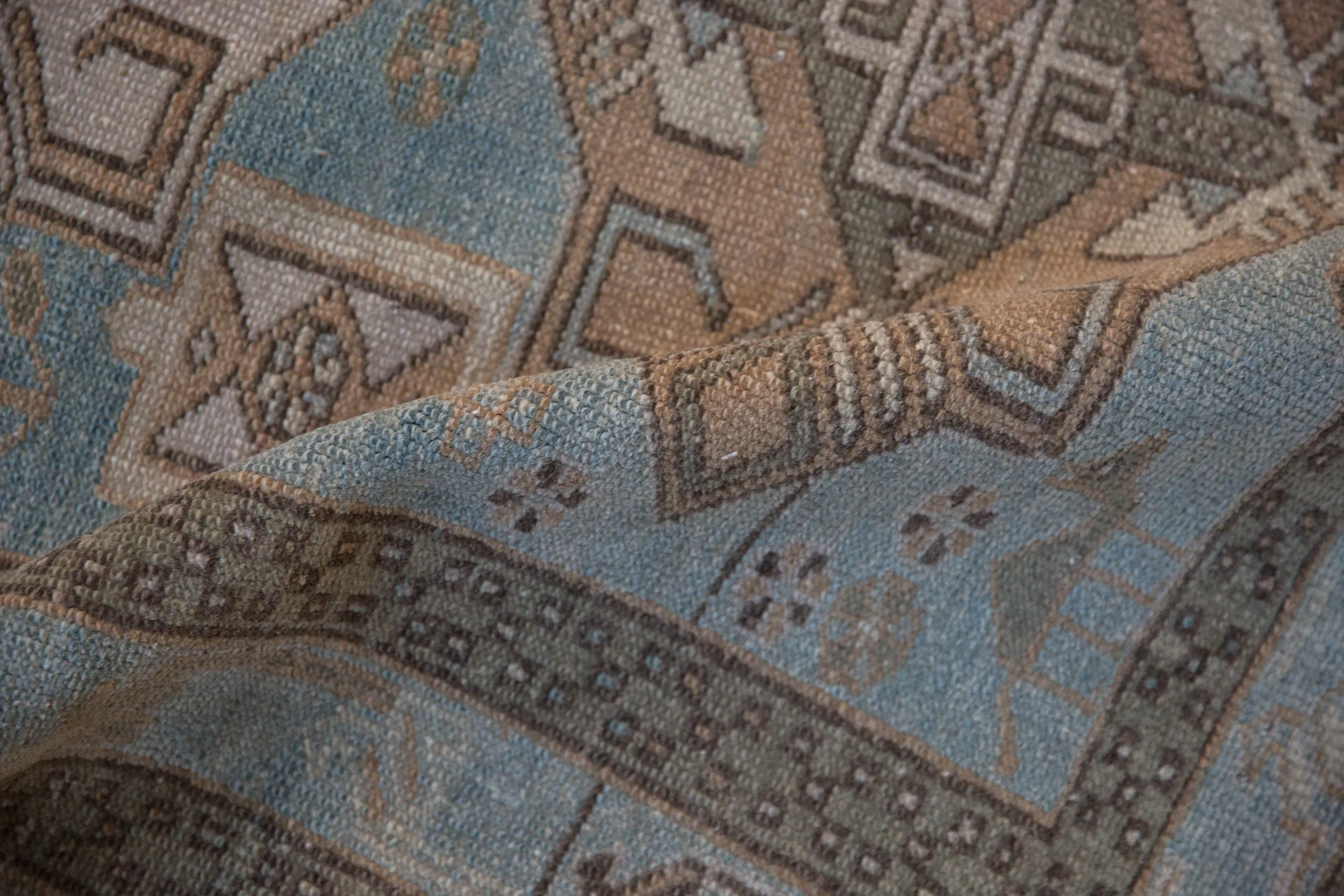 3.5x5 Vintage Distressed Hamadan Rug