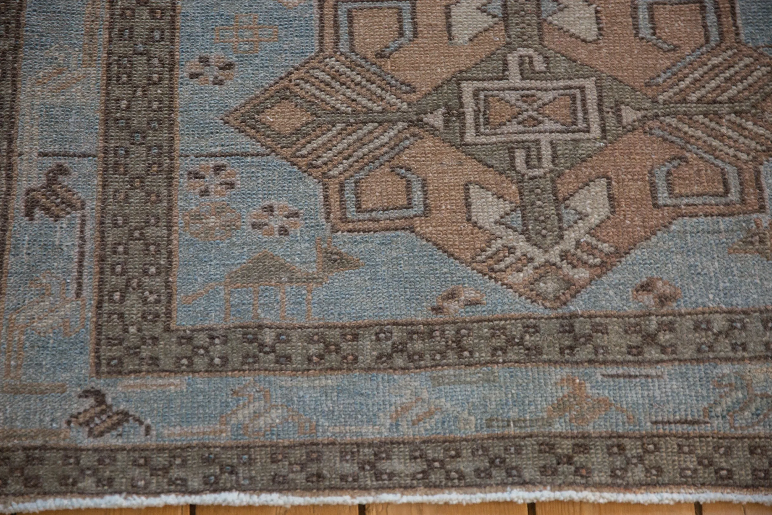 3.5x5 Vintage Distressed Hamadan Rug